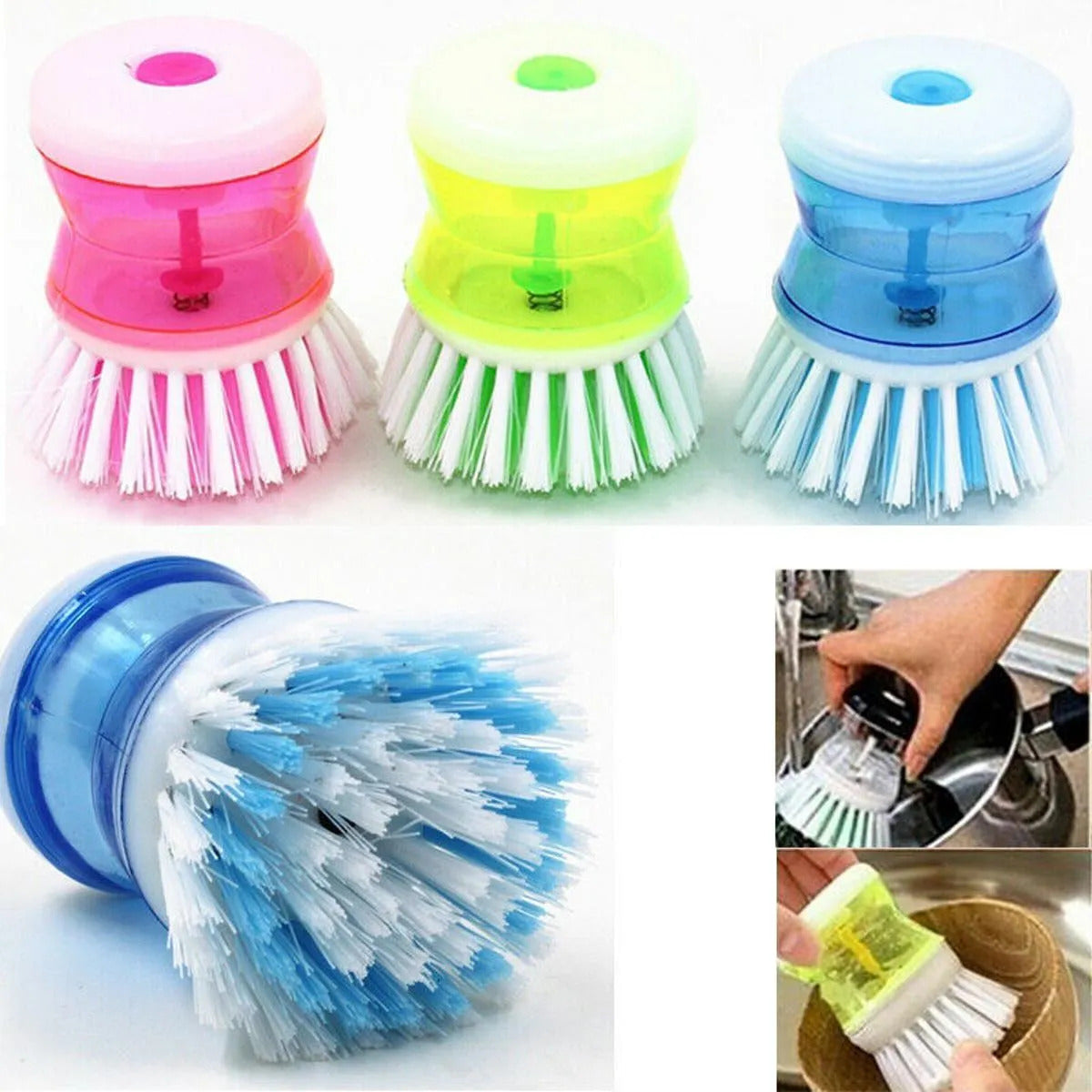 Self-Dispensing Dish Brush